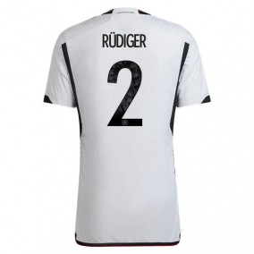 Tyskland 2023/2024 Antonio Rüdiger 2 Hjemme Landslagsdrakt Kortermet